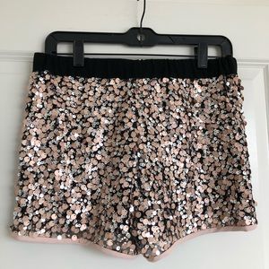 DVF Pink Sequin Shorts